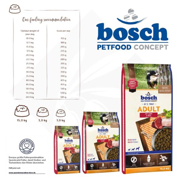 Σκυλοτροφή Adult with Lamb & Rice - Bosch PetFood
