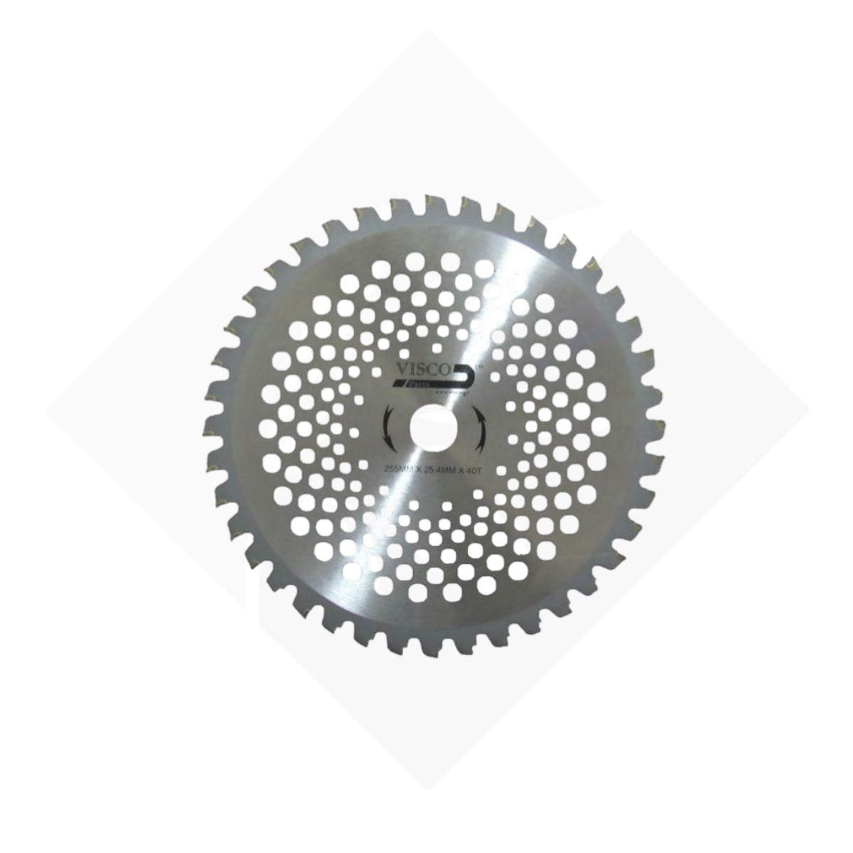 Δίσκος θαμνοκοπτικού 255Χ25.4Χ1.3-40Δ. Διαμαντέ - VISCO (1) Δίσκος θαμνοκοπτικού 255Χ25.4Χ1.3-40Δ. Διαμαντέ - VISCO
